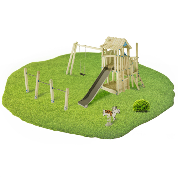 Complete speeltuin openbaar Wickey PRO GIANT Castle G-Force  1005010